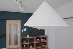京都　女性建築士　池田デザイン室　照明を吟味